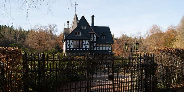 Wasserschloß Badinghagen südlich von Meinerzhagen