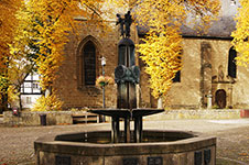 Der Marktbrunnen in Rüthen