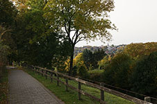 Blick vom historischen Stadtmauerweg in Rüthen Richtung Nordwesten