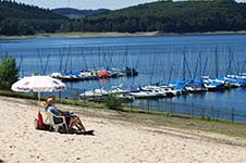 Das Strandbad an der Waldenburger Bucht in Attendorn