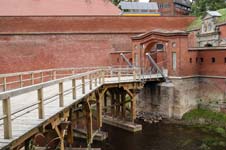 Zugang zur Festung Dömitz an der Elbe