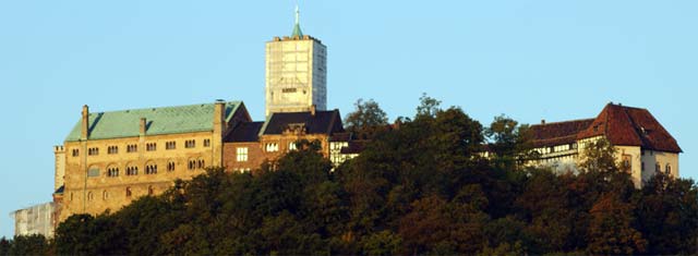 Die Wartburg im Thüringer Wald