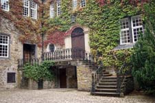 Innenhof von Schloss Crottorf