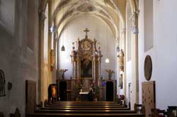 Innenraum der Klosterkirche Marienthal