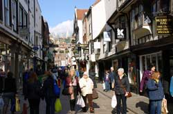 Einkaufsgasse in York