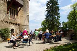 Café-Terrasse im Schloss Braunfels