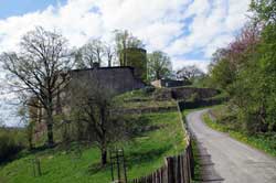 Burganlage in Stadt Blankenberg