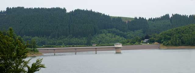 Blick auf die Obernautalsperre