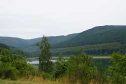 Blick auf den Obernaustausee