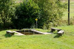 Wassertretbecken im Insbachtal