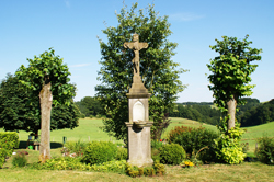 Steinernes Wegkreuz in Überberg