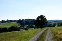 Der Panoramaweg oberhalb von Drecke