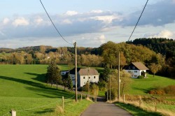 Siedlungsbereich in der Hofschaft Gardeweg unterhalb der Kreisstraße K13