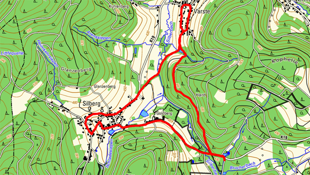 Route Rundwanderung Dollenbruch