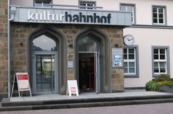 Der Kulturbahnhof ist Ausgangspunkt des Zugangs zum Rothaarsteig