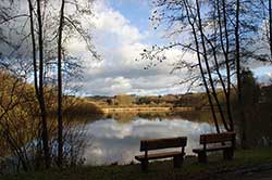 Der Herrenteich, das sogenannte „Mucher Meer“