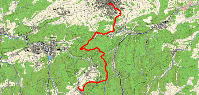 Rothaarsteig von Brilon bis Bruchhausen