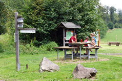 Vesperinsel am Rothaarsteig in Kühhude