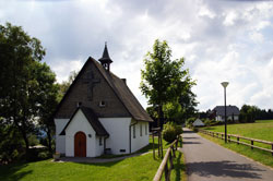 Die Bonifatius-Kapelle in Schanze wurde 1955 erbaut