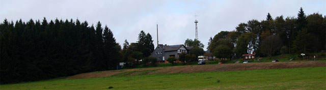 Blick auf die Fuchkaute im Westerwald