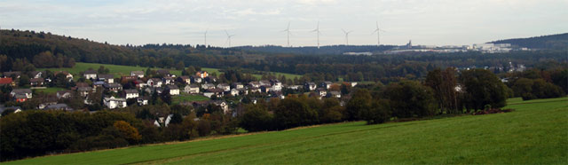 Blick von Würgendorf zur Kalteiche