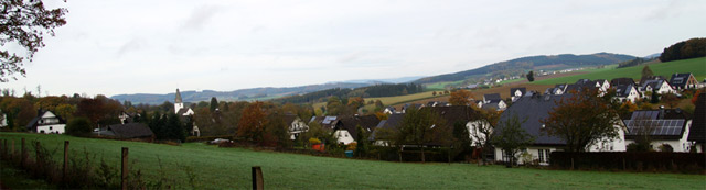 Blick vom Soester Totenweg auf Wormbach