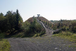 Aussichtspunkt an der Kaolin-Tongrube Auf dem Kreuz