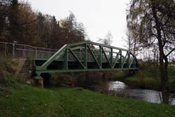 Brücke des Bahntrassenradwegs über die Wupper in Wipperfürth