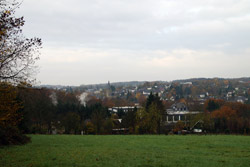 Blick vom Waldrand nahe dem Ortsteil Stein auf Ruppichteroth