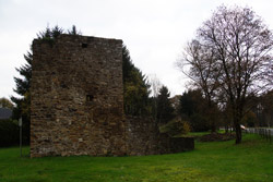 Die Ruine Herrenbröl am Ortsrand von Ruppichteroth