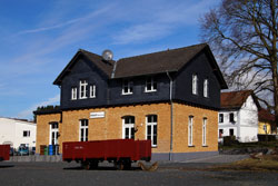 Der ehemalige Bahnhof in Asbach