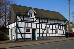 Haus in der Krottorfer Straße in Sparfachwerkbauweise