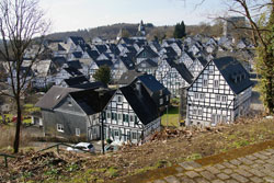 Blick vom Kurpark auf den Alten Flecken