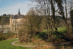 Blick zurück auf den Altenberger Dom