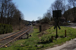 Die Wuppertalbahn Richtung Dahlhausen