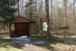 Schutzhütte auf der Rüthener Ebene