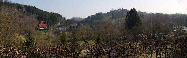 Blick über Ringelstein auf Harth