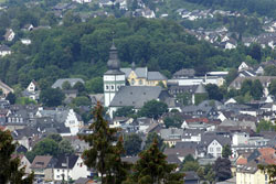 Blick von der Reper Höhe auf Attendorn