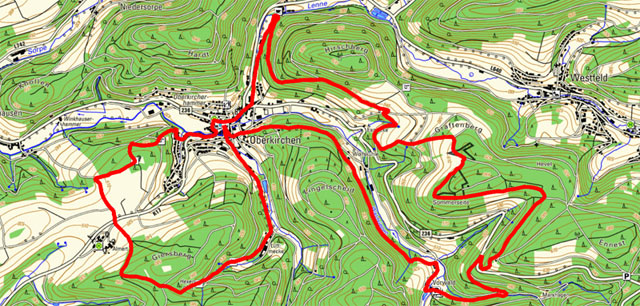 Erweiterte Golddorf-Route Oberkirchen