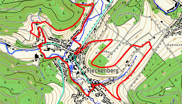 Golddorf-Route Fleckenberg