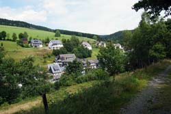 Blick vom Rothaarsteig zurück auf Latrop