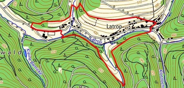 Golddorf-Route Latrop