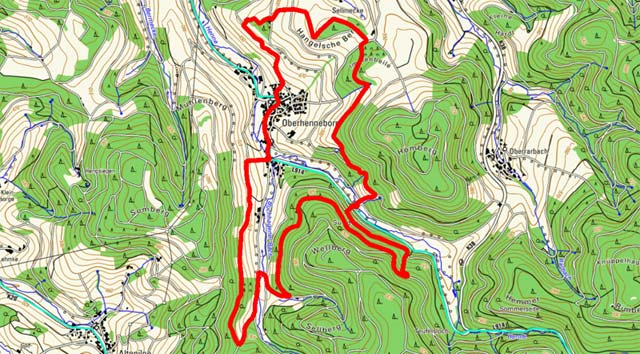 Golddorf-Route Oberhenneborn