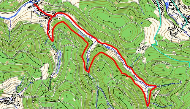 Golddorf-Route Lenne