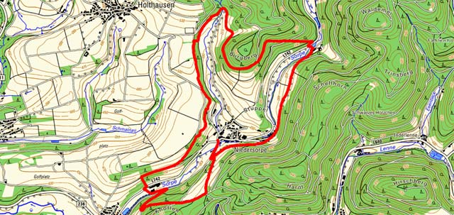 Golddorf-Route Niedersorpe