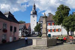 Glockenturm der Stadtkapelle St. Georg in Arnsberg