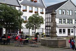 Maximilianbrunnen auf dem Alten Markt in Arnberg