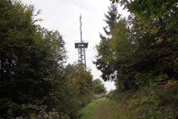 Der Aussichtsturm auf der Hohen Hardt in Morsbach