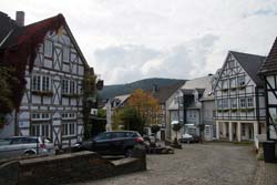 Das historische Oberdorf mit der Gaststätte Zur Republik