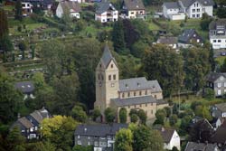 Die katholische Pfarrkirche St. Gertrud in Morsbach